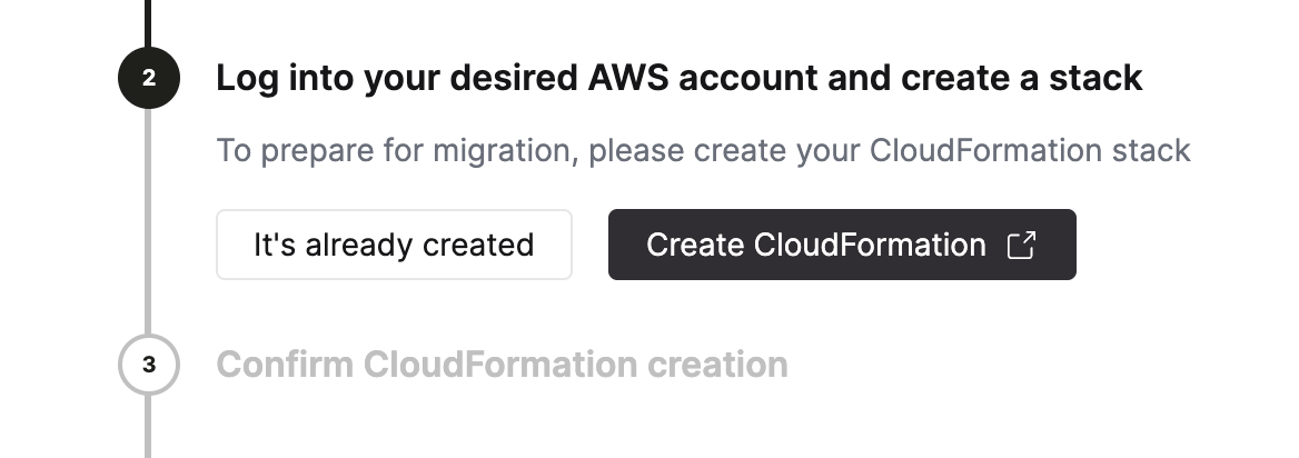 BYOC 계정 초기화